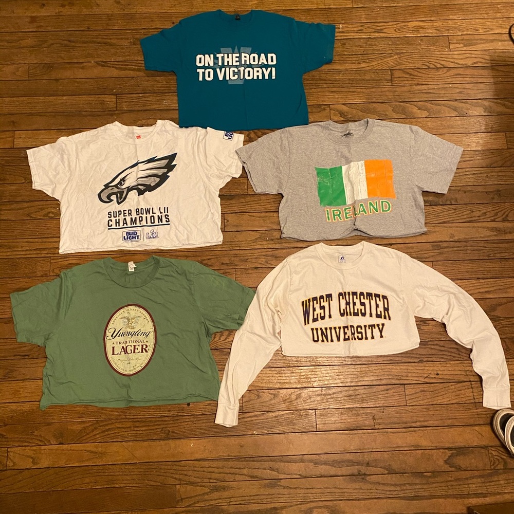 College crop tops